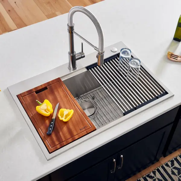 Stainless Steel Sink with Drip Cup